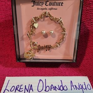 Juicy Couture Bracelet Crown & Pearls